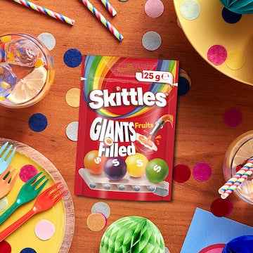 Skittles Giants Filled Fruits Chewy Lollies 125g