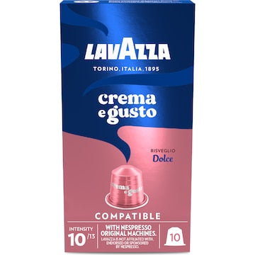 Lavazza Crema E Gusto Dolce Coffee Pods Nespresso Compatible 10 pack