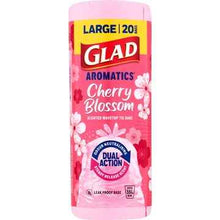Glad Aromatics Cherry Blossom Large Kitchen Tidy Bags 20 pack