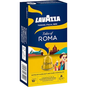 Lavazza Tales Of Italy Roma Coffee Pods Nespresso Compatible 10 pack