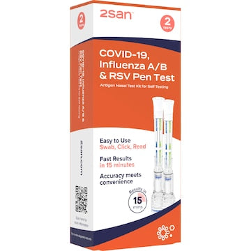 2San Covid 19 Influenza A/B & RSV Pen Test 2 pack