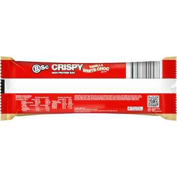 BSc Crispy High Protein Bar Vanilla White Choc 60g