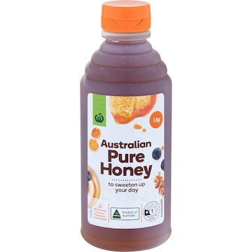 Woolworths Australian Pure Honey Squeeze 1kg