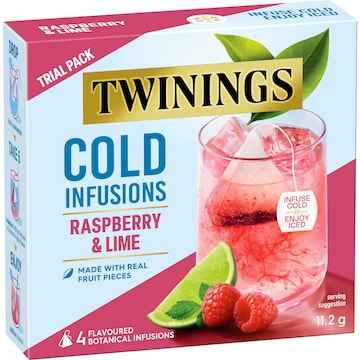 Twinings Cold Infusions Raspberry & Lime 4 pack