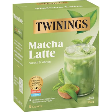 Twinings Matcha Latte Sachets 8 pack