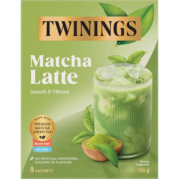Twinings Matcha Latte Sachets 8 pack
