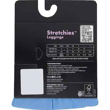Bonds Baby Stretchies Leggings Size 000-2 Assorted each