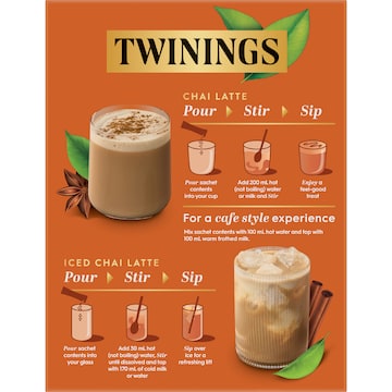 Twinings Chai Latte Sachets 8 pack
