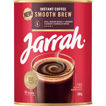 Jarrah Instant Coffee Smooth Brew 200g