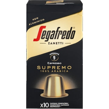 Segafredo Supremo Coffee Capsules 10 pack
