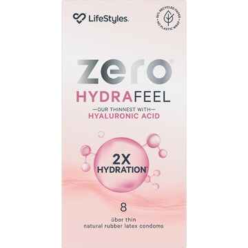 Lifestyles Zero Hydrafeel Condoms 8 pack