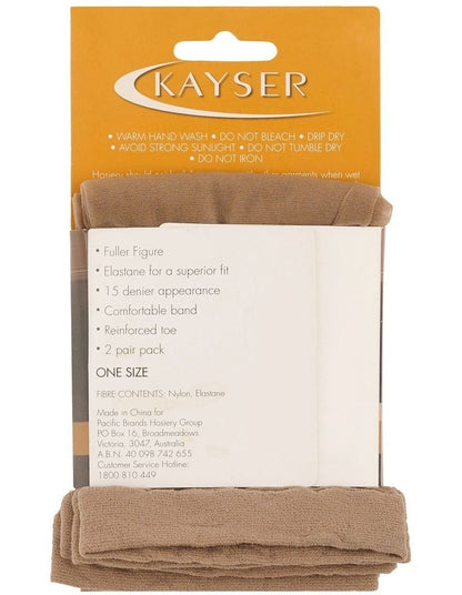 Silky Elastane Knee Hi's in Nubeige