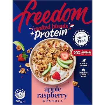 Freedom Crafted Blends Protein Granola Apple Raspberry 360g