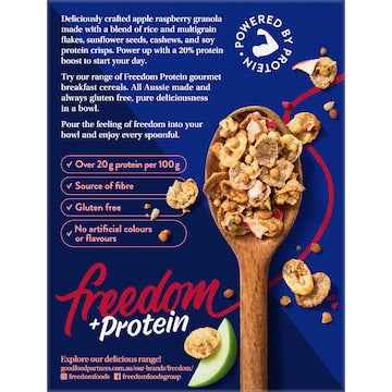 Freedom Crafted Blends Protein Granola Apple Raspberry 360g