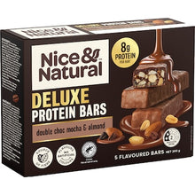 Nice & Natural Deluxe Protein Bars Double Choc Mocha & Almond 5 pack