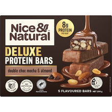 Nice & Natural Deluxe Protein Bars Double Choc Mocha & Almond 5 pack