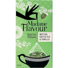 Madame Flavour Matcha Green Tea & Vanilla Tea Bags 14 pack