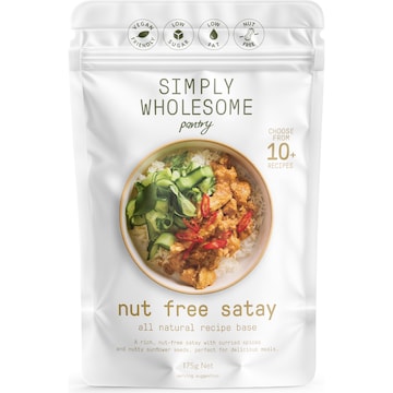 Simply Wholesome Pantry Recipe Base Nut Free Satay 175g