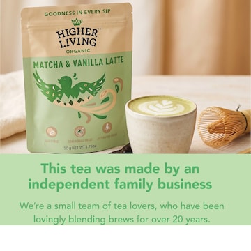 Higher Living Matcha & Vanilla Latte Powder 50g