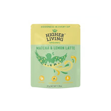 Higher Living Matcha & Lemon Latte Powder 50g