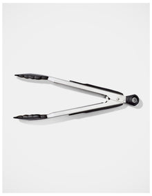 Good Grips Stainless Steel Tongs 23cm in Silver/Black