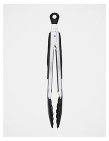 Good Grips Stainless Steel Tongs 23cm in Silver/Black