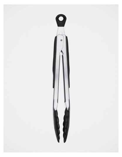 Good Grips Stainless Steel Tongs 23cm in Silver/Black
