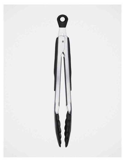 Good Grips Stainless Steel Tongs 23cm in Silver/Black