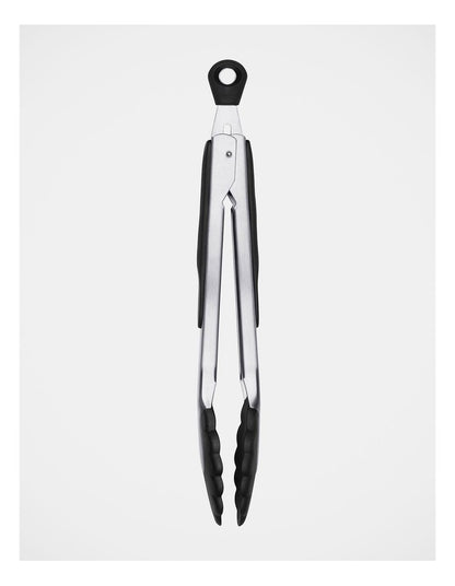 Good Grips Stainless Steel Tongs 23cm in Silver/Black