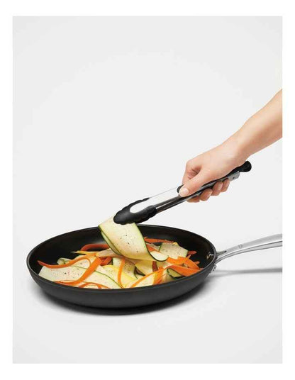 Good Grips Stainless Steel Tongs 23cm in Silver/Black