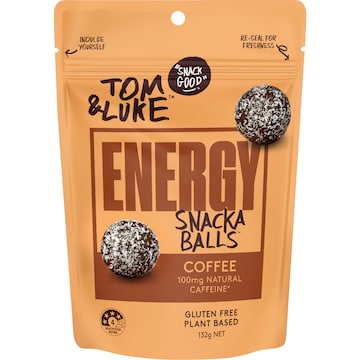 Tom & Luke Energy Snacka Balls Coffee 132g