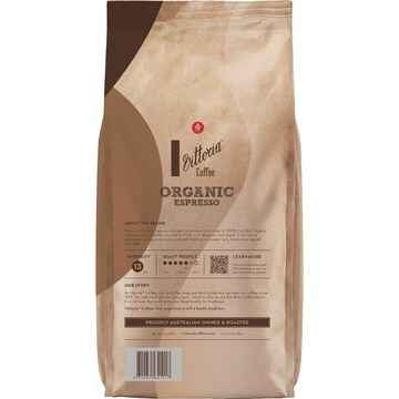 Vittoria Organic Coffee Beans 800g