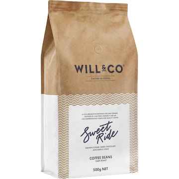 Will & Co Sweet Ride Coffee Beans 500g