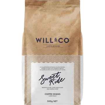 Will & Co Sweet Ride Coffee Beans 500g
