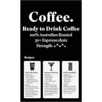 Coffee. Ready To Drink Espresso 1.5L