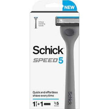 Schick Speed 5 Razor Kit Grey each