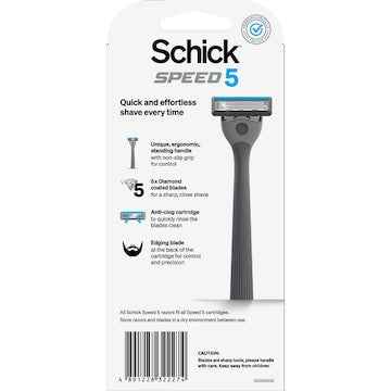 Schick Speed 5 Razor Kit Grey each