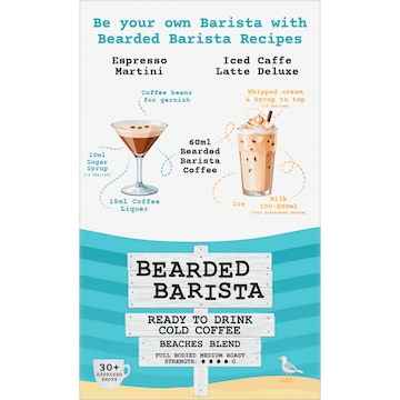 Bearded Barista Ready To Drink Cold Coffee 1.5L