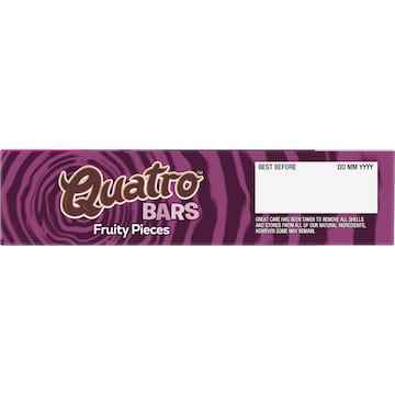 Arnott's Quatro Fruity Pieces Bars Caramel & Peanut 160g 5 pack
