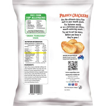 Vege Chips Prawn Crackers Barbeque 75g