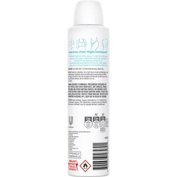 Dove Whole Body Deo Spray 72h Sea Mist & Peony 230mL