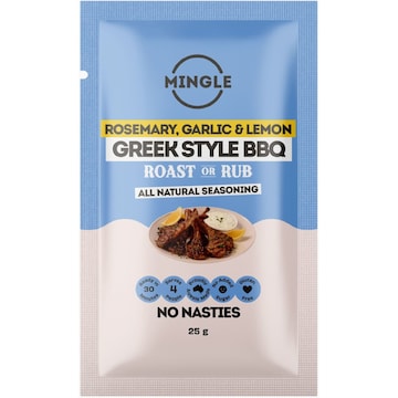 Mingle Greek Style BBQ Rub 25g