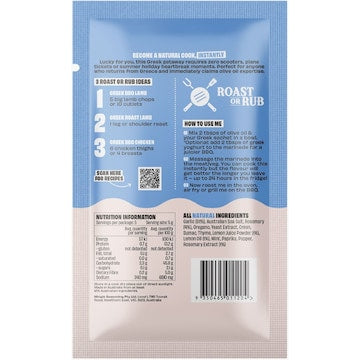 Mingle Greek Style BBQ Rub 25g