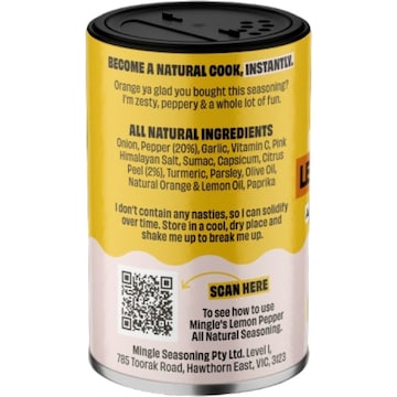 Mingle Lemon Pepper Seasoning 35g