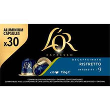 L'Or Ristretto Decaf Intensity 9 Coffee Pods 30 pack