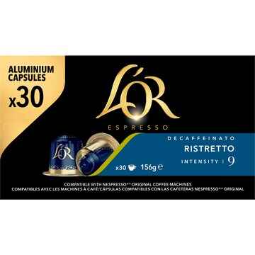 L'Or Ristretto Decaf Intensity 9 Coffee Pods 30 pack