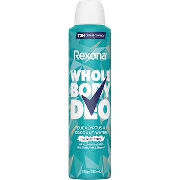 Rexona Women Whole Body Deodorant Thermo Eucalyptus & Coconut 230mL