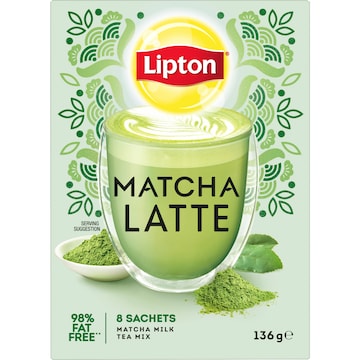 Lipton Matcha Latte Sachets 8 pack