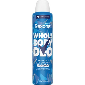Rexona Men Whole Body Deodorant Thermo Menthol & Blue Lavender 230mL