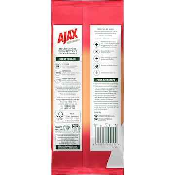 Ajax Scent Burst Cleaning Wipes Peach Paradise 90 pack